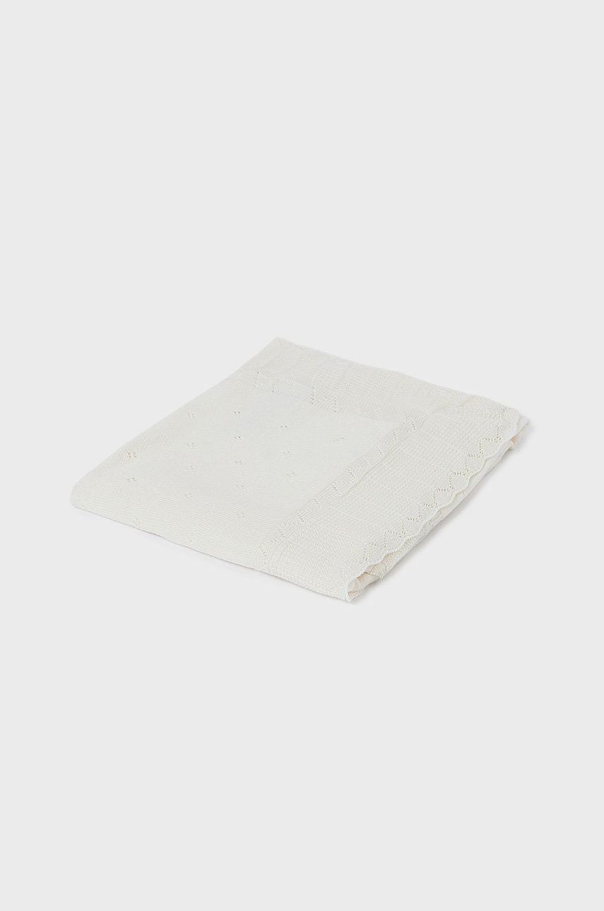 Mayoral Newborn Kocyk niemowlęcy kolor beżowy