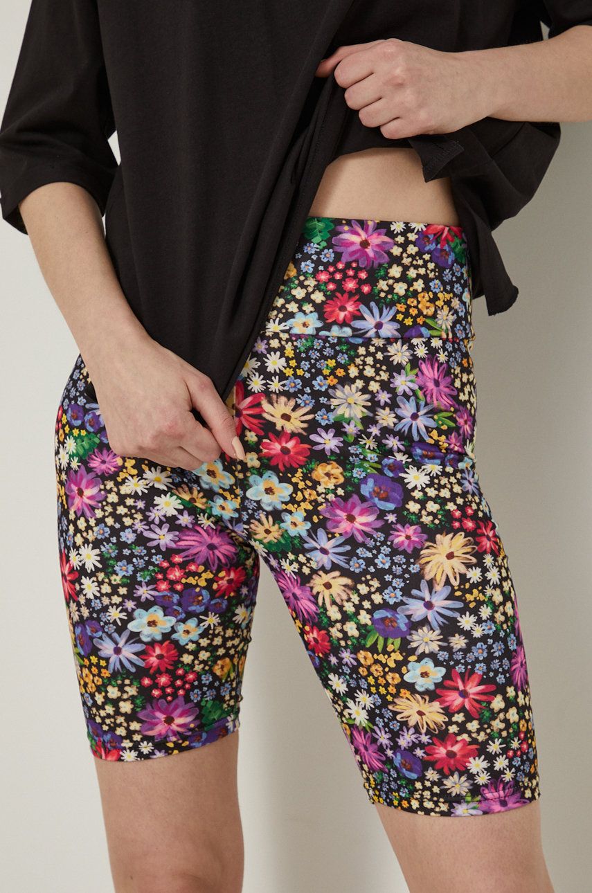 Medicine szorty damskie wzorzyste high waist