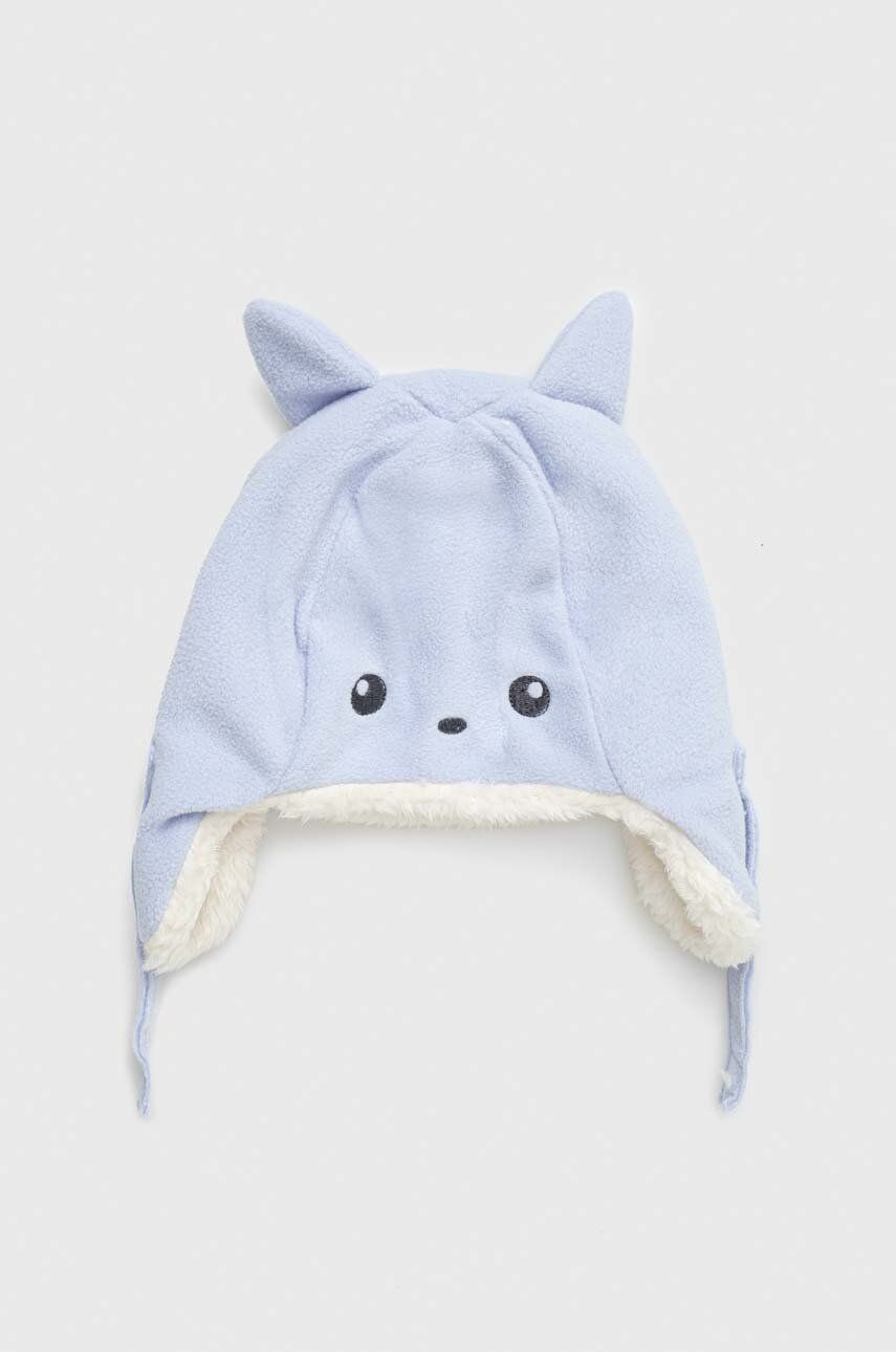 United Colors of Benetton czapka dziecięca kolor niebieski