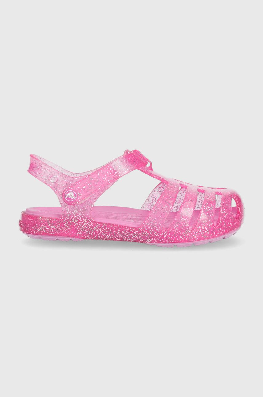 Crocs sandały dziecięce CROCS ISABELLA SANDAL kolor różowy
