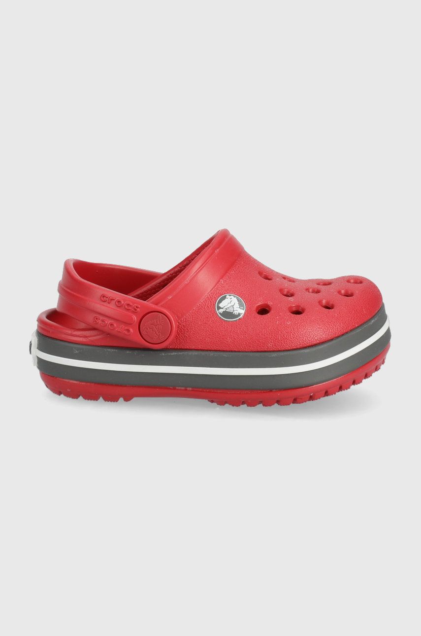 Crocs klapki dziecięce kolor czerwony
