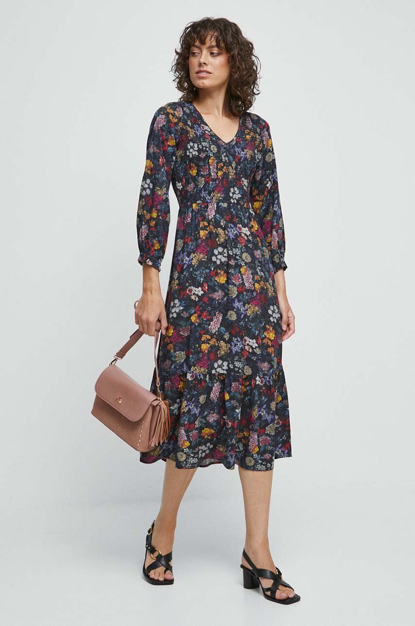 Medicine sukienka midi rozkloszowana