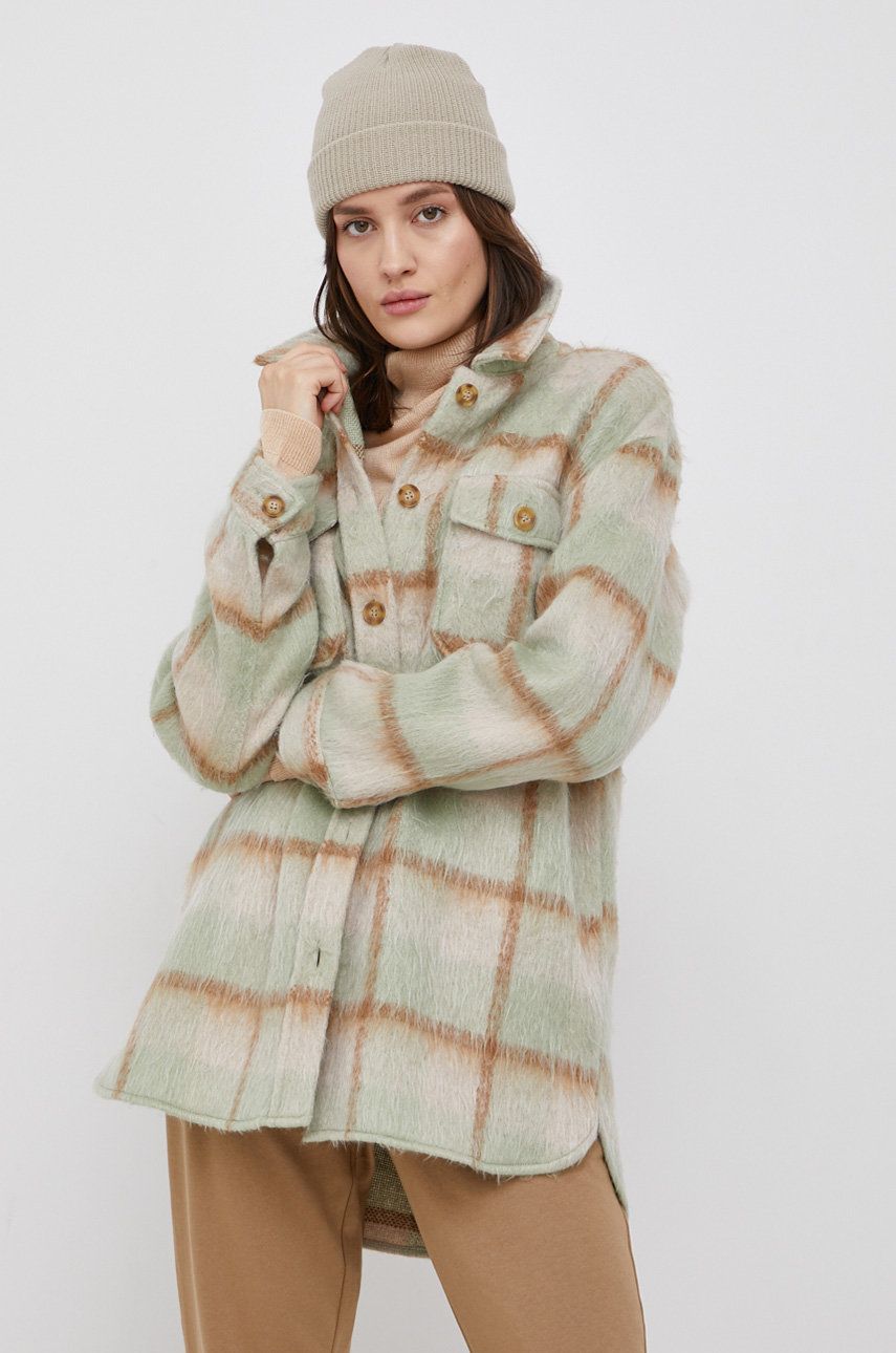 Only Kurtka damska kolor beżowy przejściowa