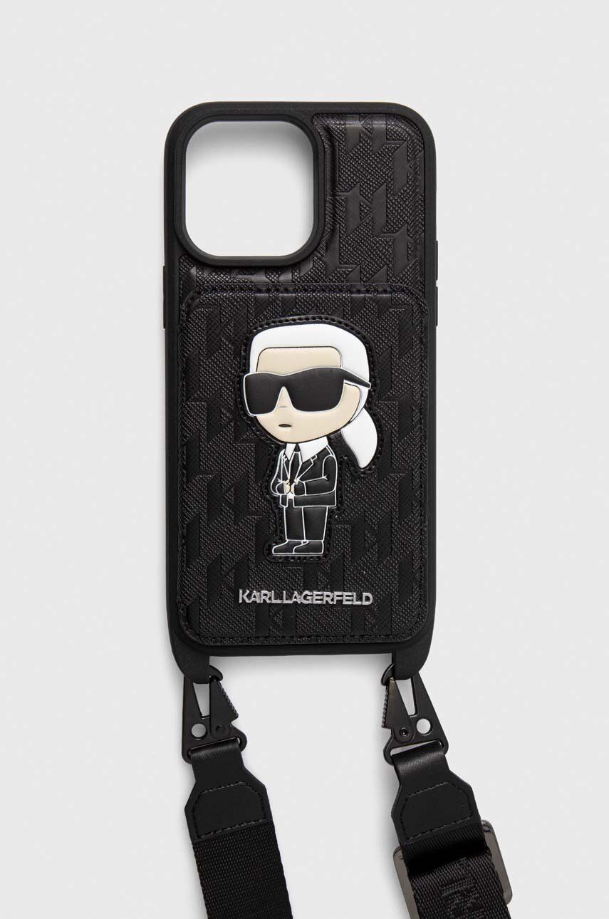 Karl Lagerfeld etui na telefon iPhone 14 Pro Max 6.7" kolor czarny