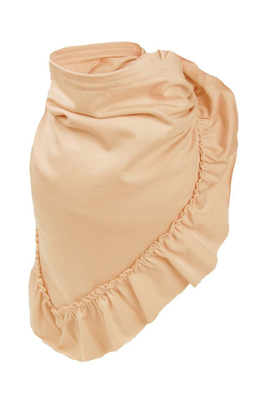 Jamiks chusta dziecięca kolor beżowy gładka