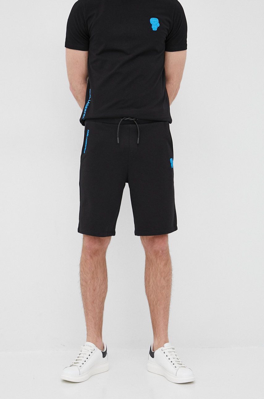 Karl Lagerfeld szorty 521900.705424 męskie kolor czarny