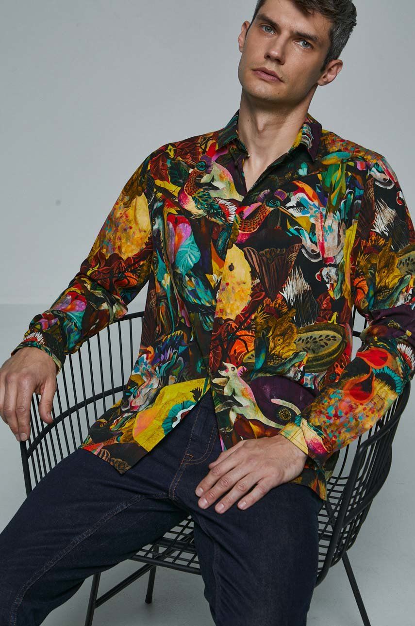 Medicine koszula męska regular z kołnierzykiem klasycznym