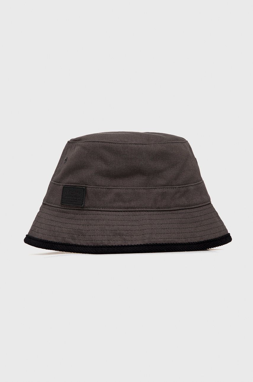 Superdry Kapelusz kolor szary bawełniany