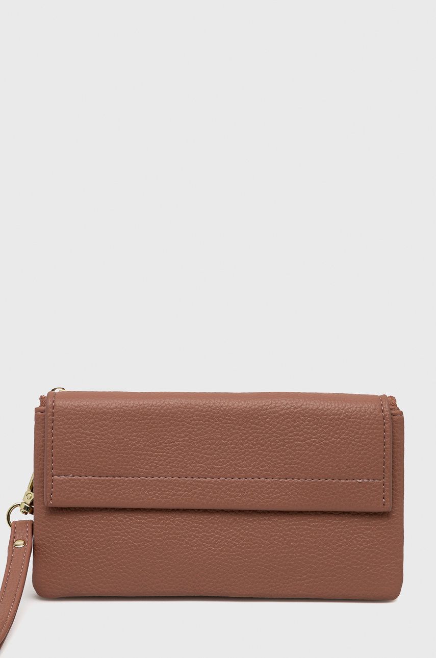 Answear Lab portfel damski kolor różowy