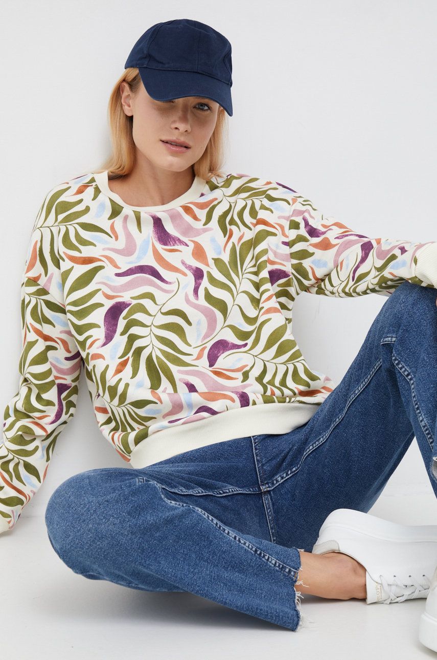 United Colors of Benetton bluza bawełniana damska wzorzysta