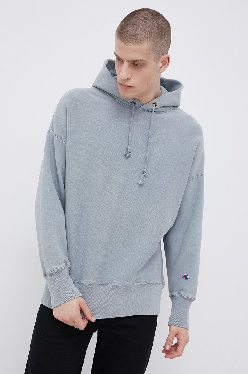 Champion Bluza 216489 męska z kapturem gładka