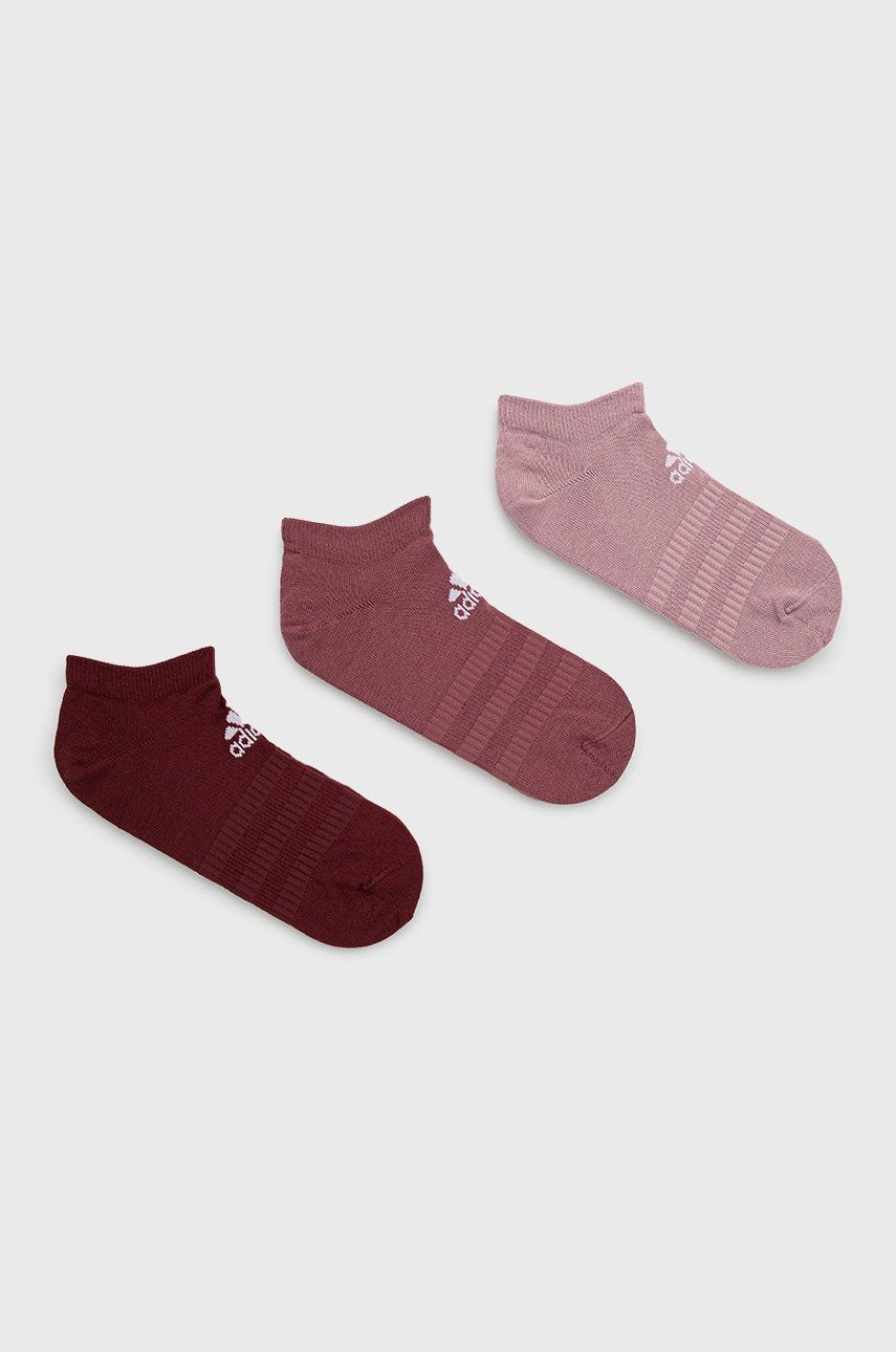 adidas Performance skarpetki (3-pack) HE4995 kolor fioletowy