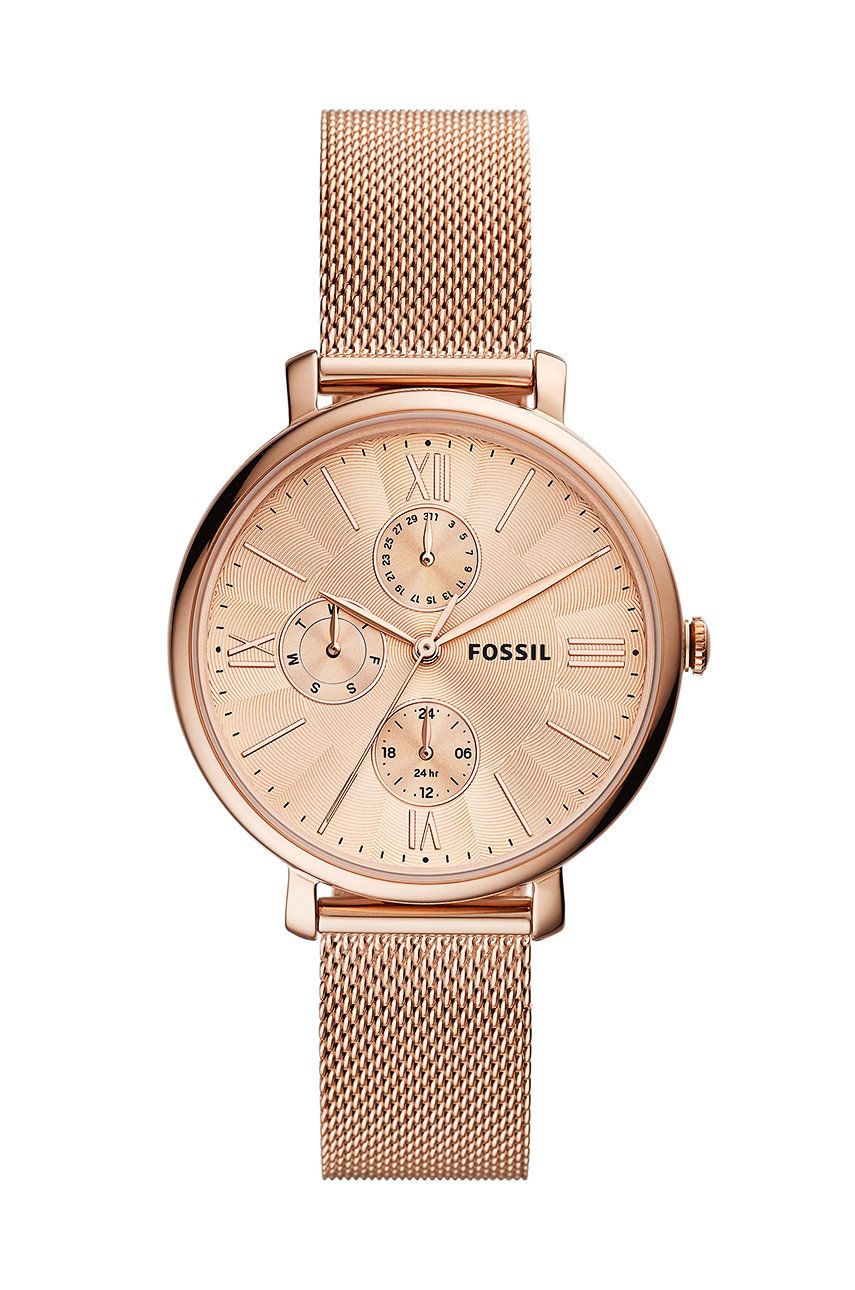 Fossil zegarek ES5098 damski kolor złoty