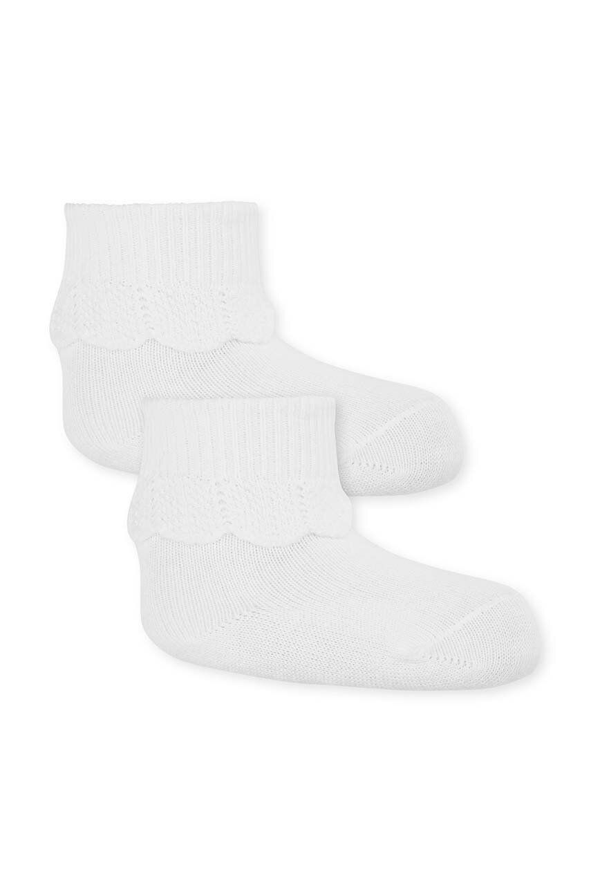 Konges Sløjd skarpetki dziecięce kolor biały