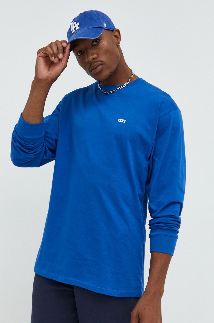 Vans longsleeve bawełniany gładki