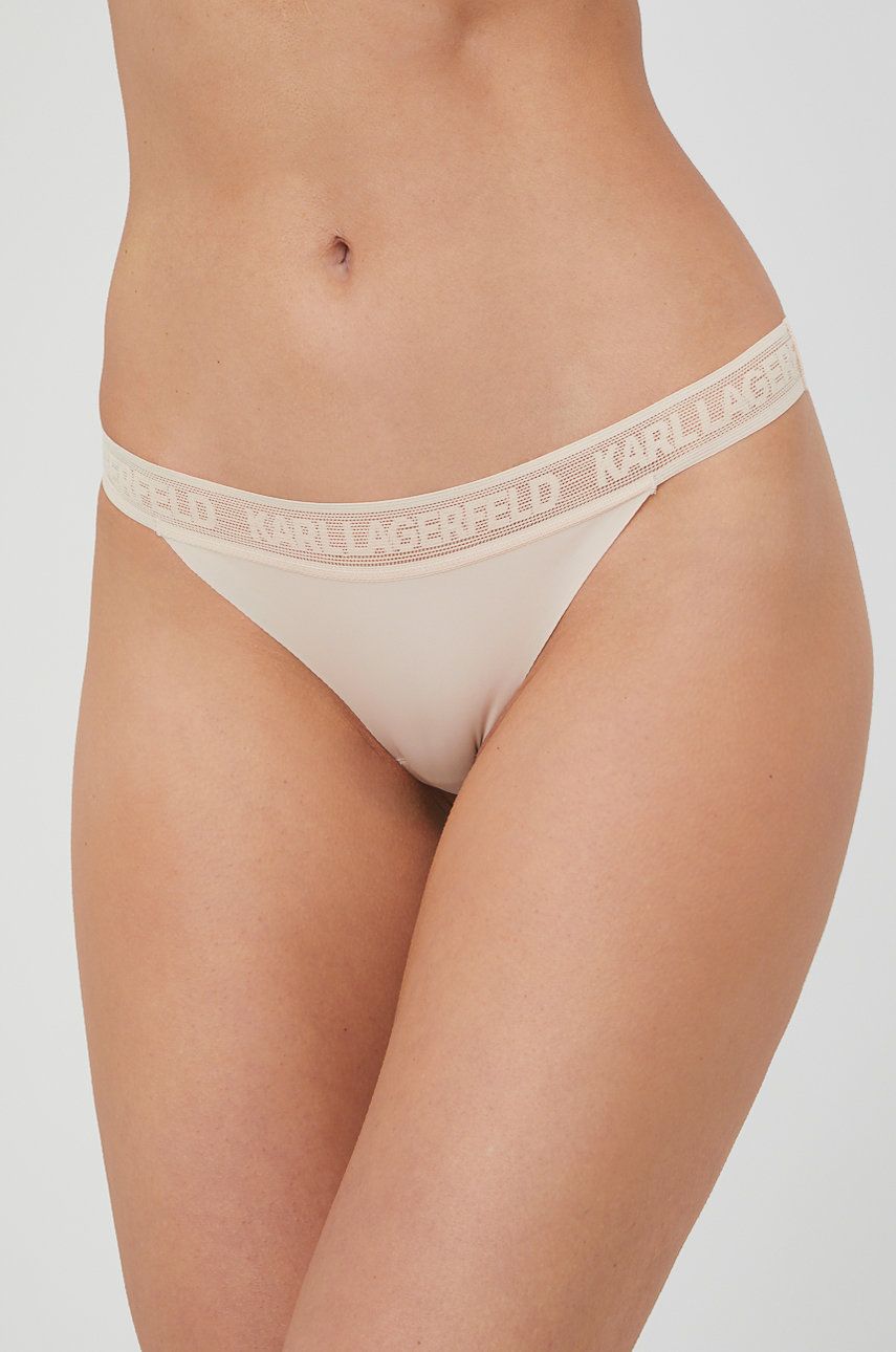 Karl Lagerfeld brazyliany 220W2164 kolor beżowy