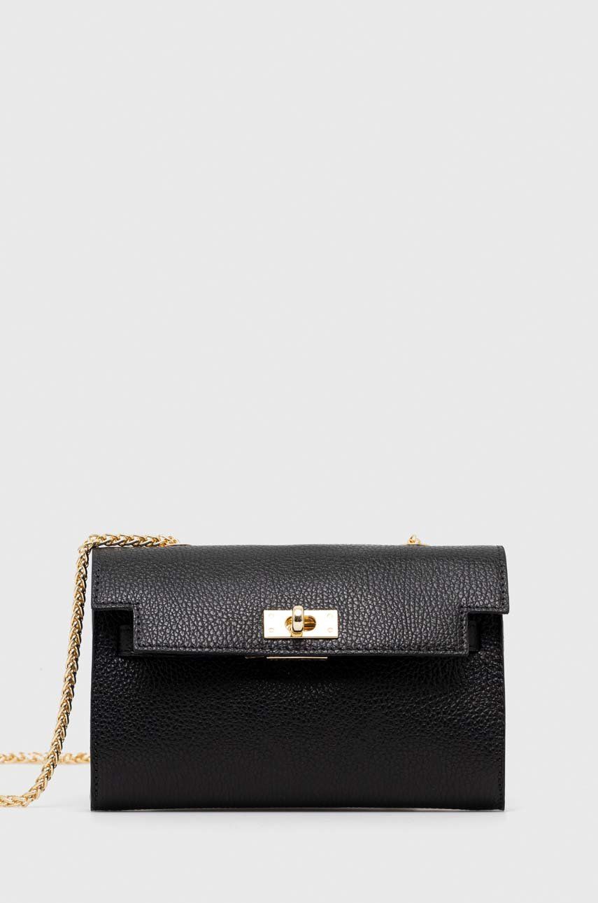 Answear Lab torebka skórzana kolor czarny