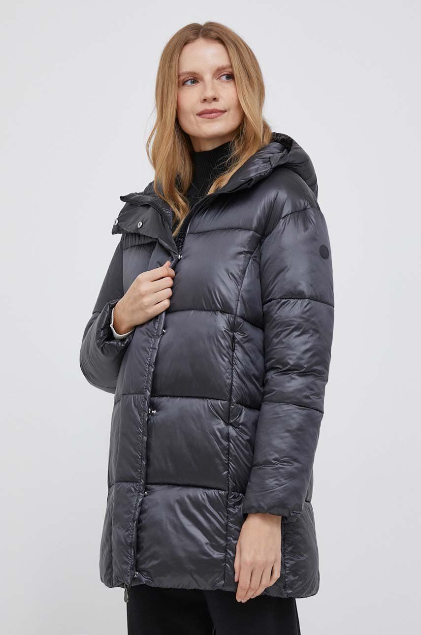Save The Duck kurtka damska kolor czarny zimowa