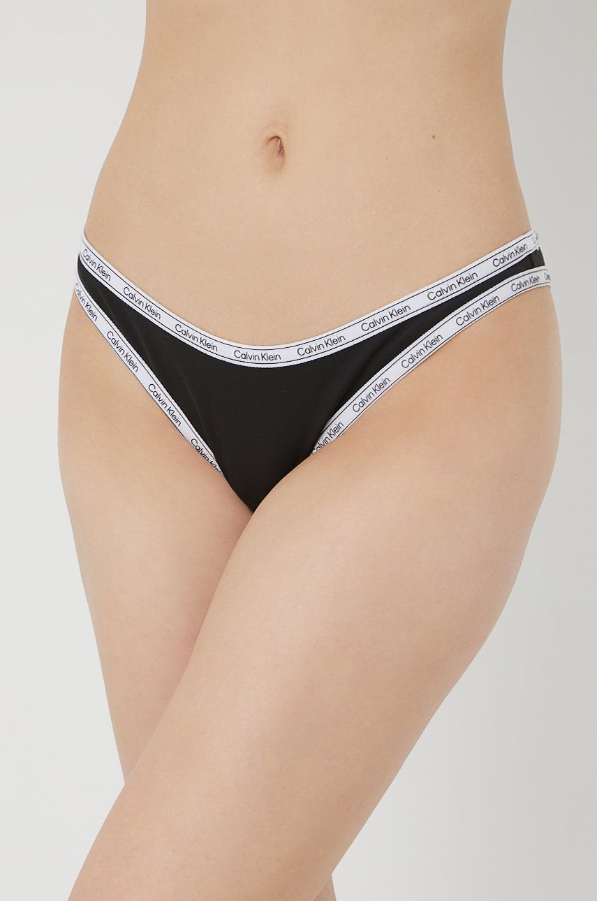 Calvin Klein figi kąpielowe kolor czarny