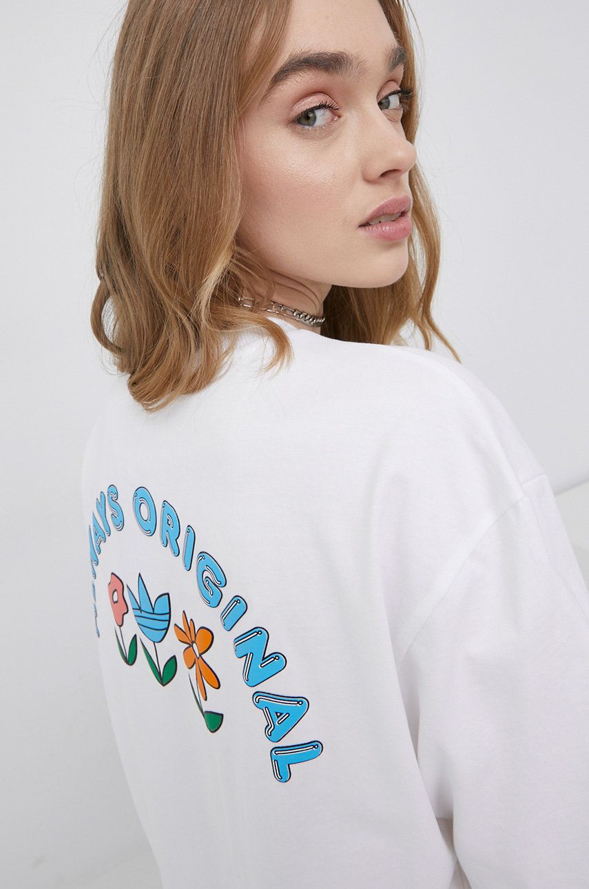 adidas Originals t-shirt bawełniany Always Original HF2019 kolor biały