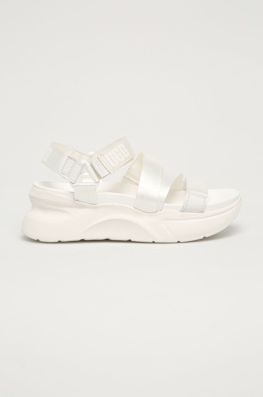 UGG sandały La Shores damskie kolor biały na platformie