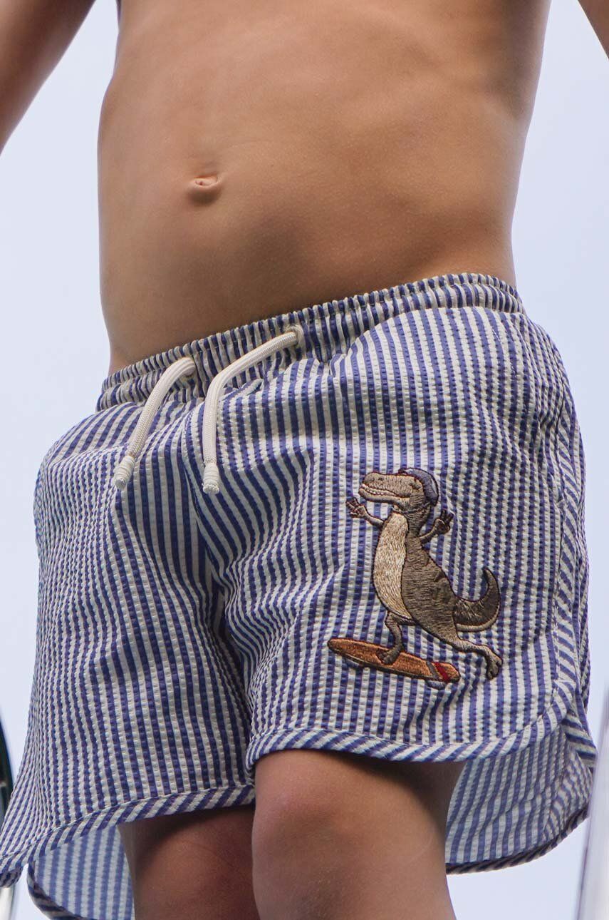 Konges Sløjd szorty kąpielowe dziecięce kolor niebieski