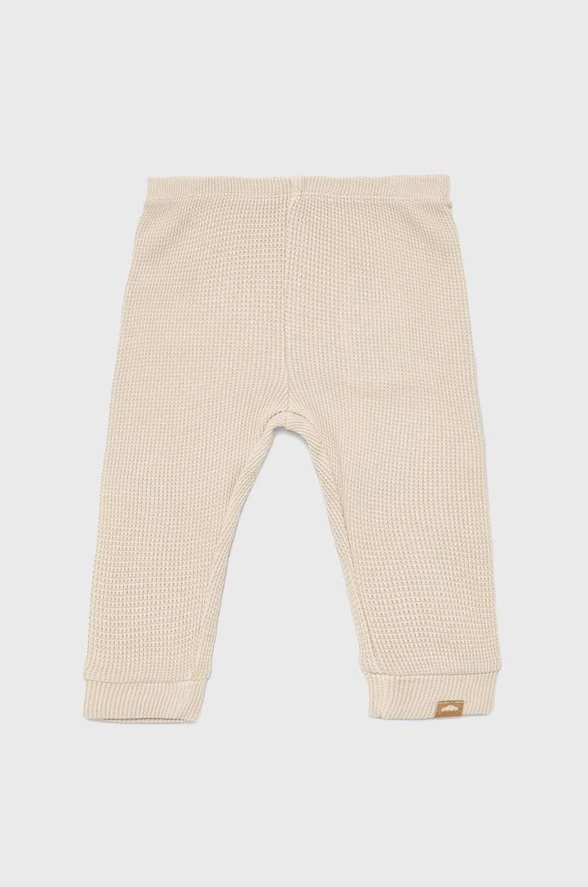 Name it legginsy dziecięce kolor beżowy gładkie