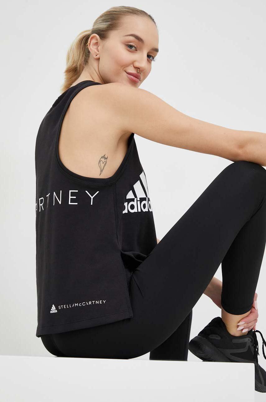 adidas by Stella McCartney top damski kolor czarny