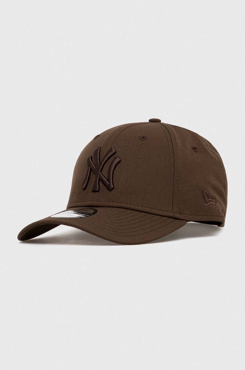New Era czapka z daszkiem kolor brązowy gładka NEW YORK YANKEES