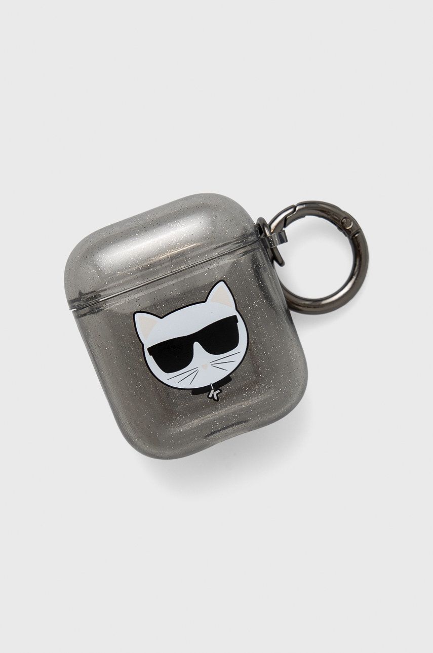 Karl Lagerfeld Pokrowiec na Airpods KLA2UCHGK kolor czarny