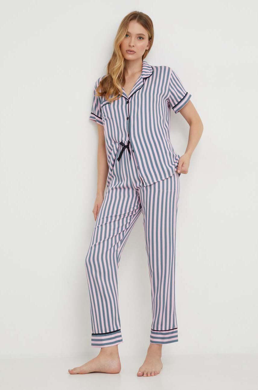 Answear Lab piżama damska kolor różowy