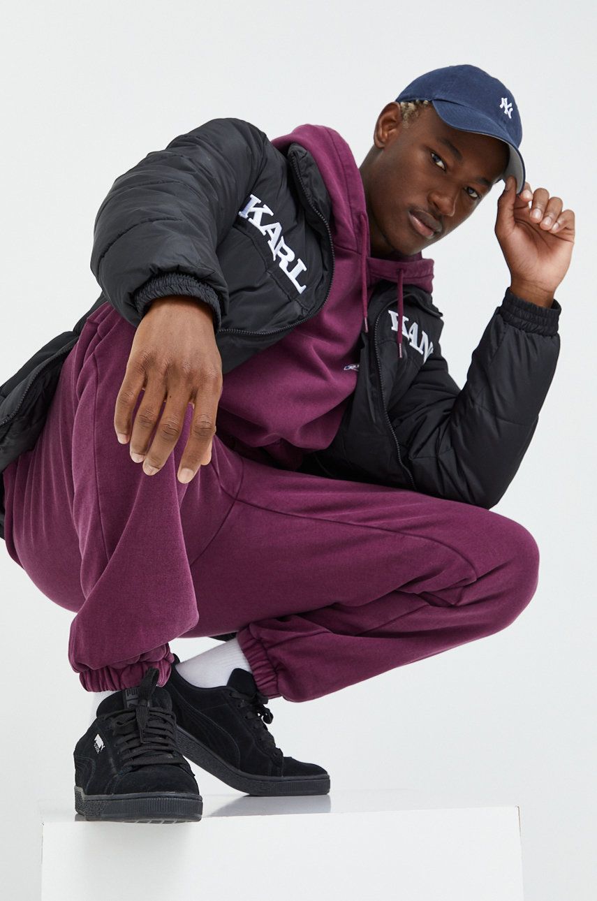 Karl Kani kurtka męska kolor czarny zimowa