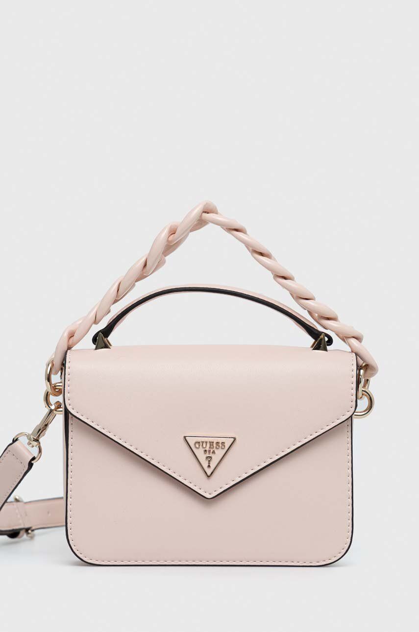 Guess torebka kolor różowy