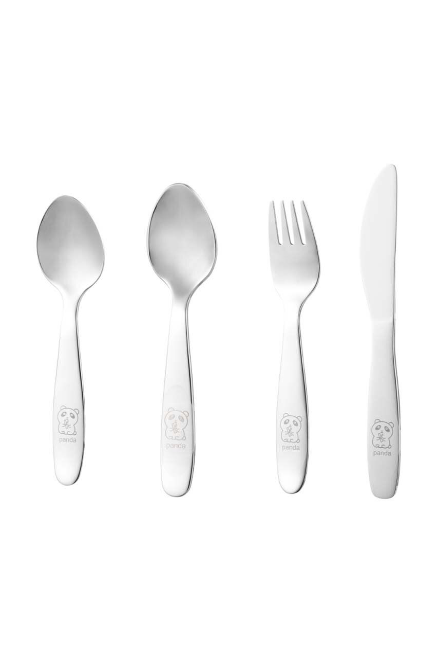 Dorre komplet sztućców dziecięcych Panda 4-pack