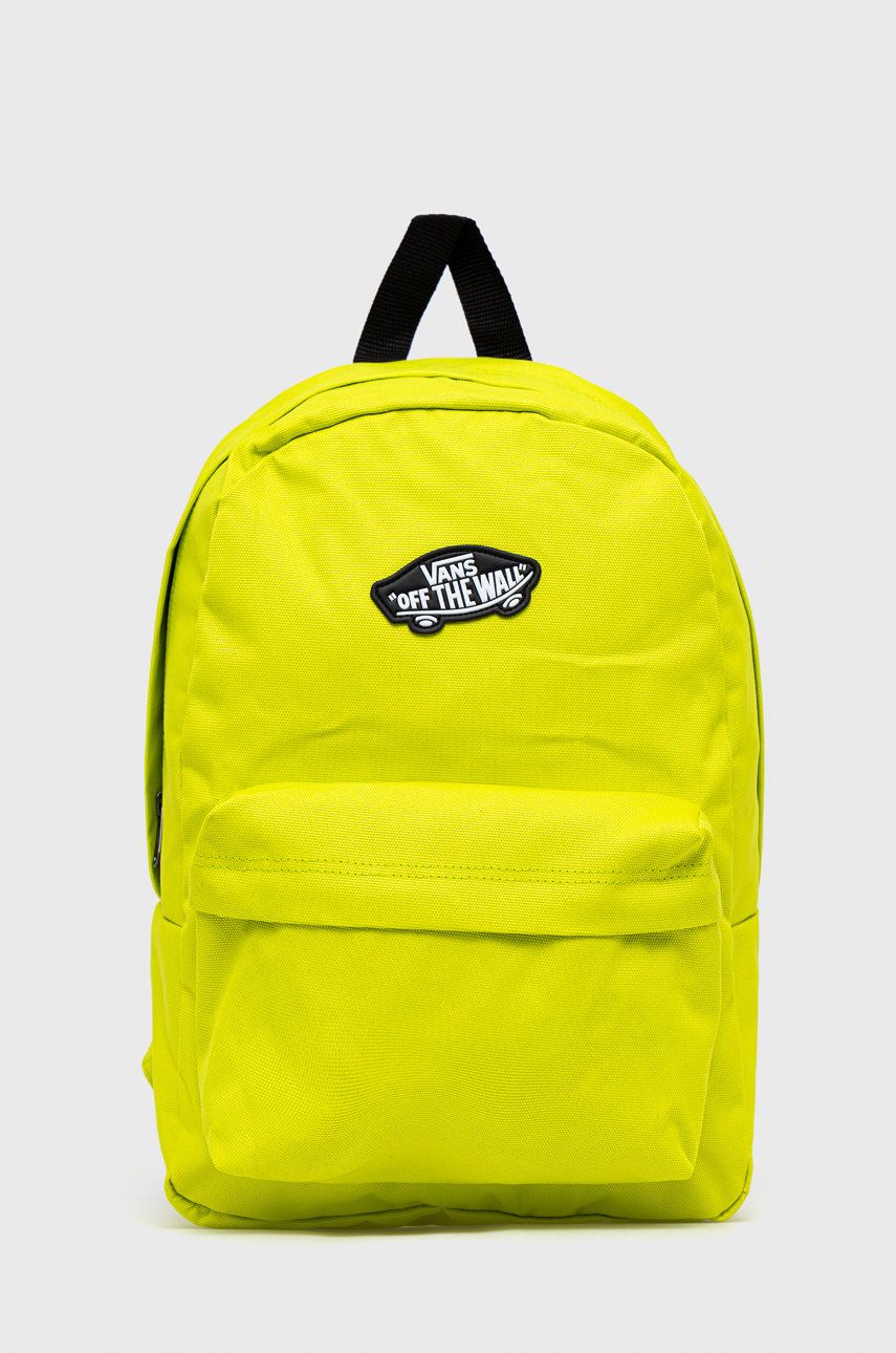 Vans plecak dziecięcy kolor zielony duży gładki