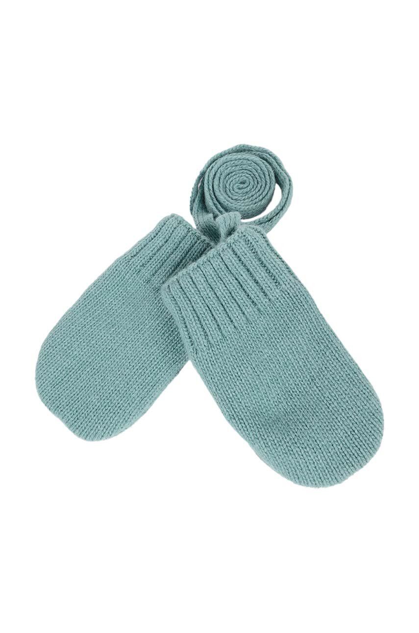 Jamiks rękawiczki niemowlęce NIKA kolor turkusowy
