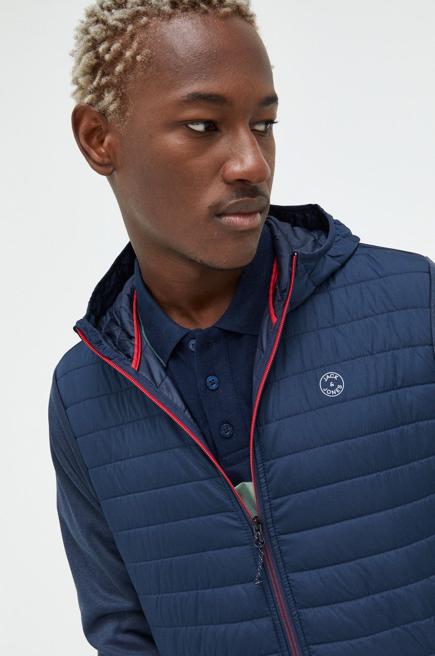 Jack & Jones kurtka męska kolor granatowy przejściowa