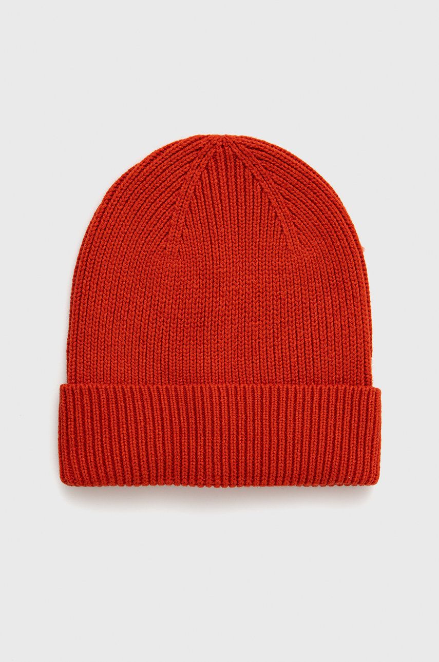 GAP Czapka dziecięca kolor pomarańczowy