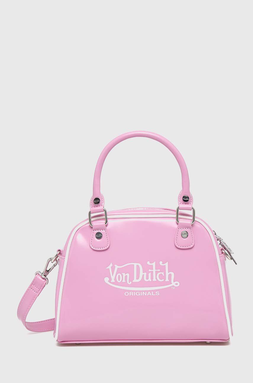 Von Dutch torebka kolor różowy