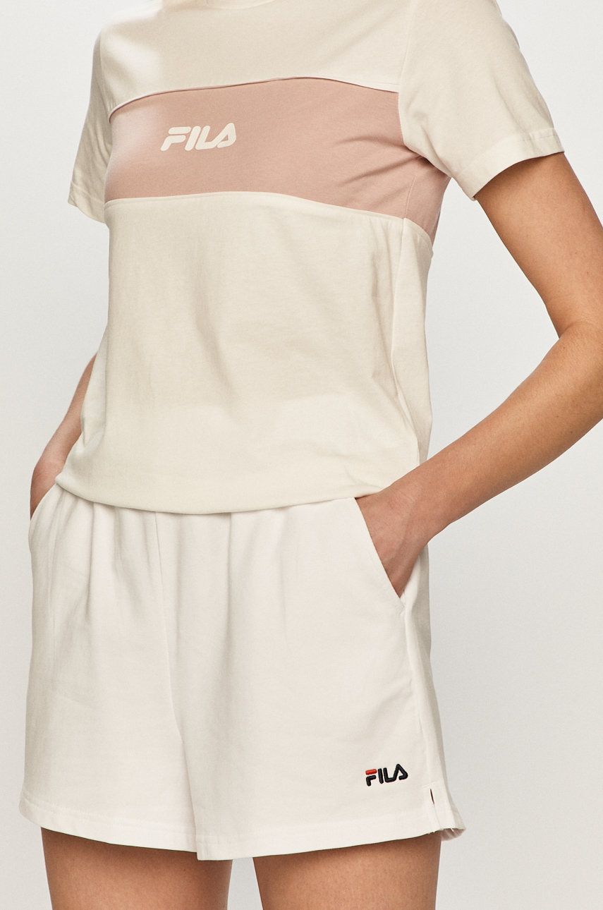 Fila Szorty damskie gładkie medium waist