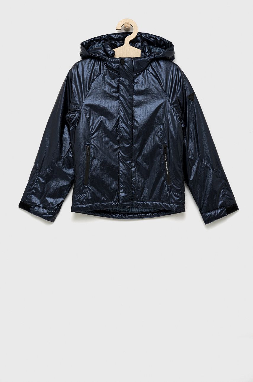 Guess kurtka dziecięca kolor granatowy