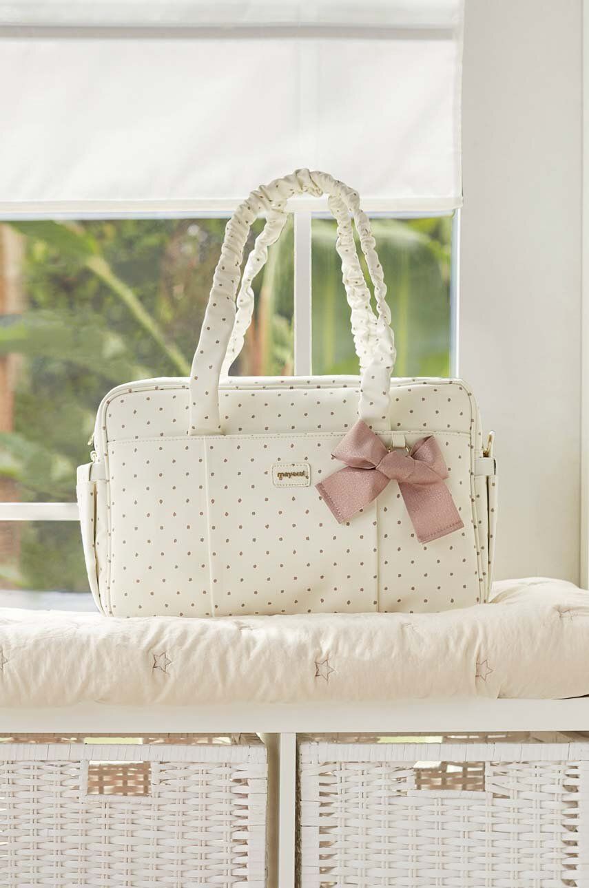 Mayoral Newborn torba do wózka kolor beżowy