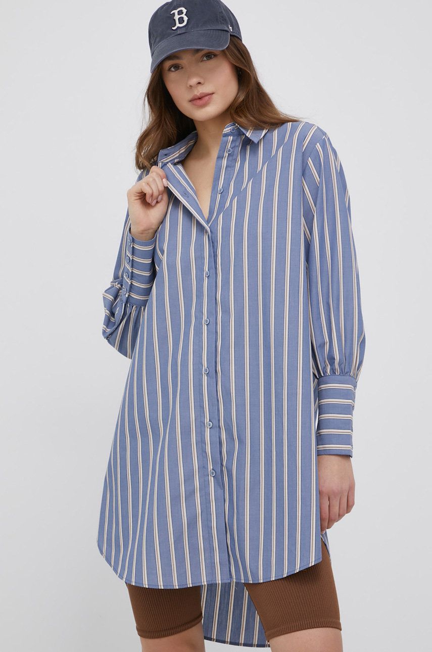 Vila koszula damska relaxed z kołnierzykiem klasycznym