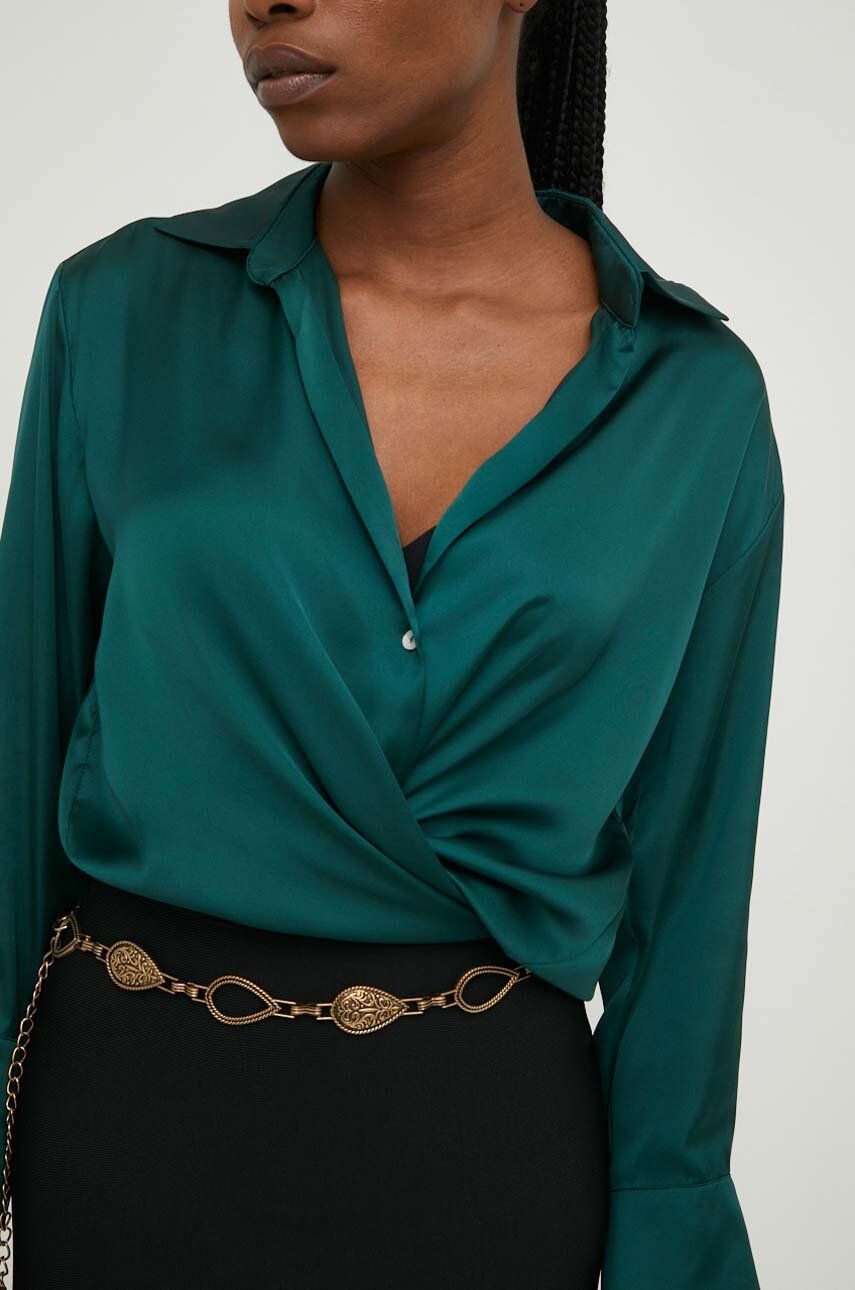 Answear Lab pasek damski kolor złoty