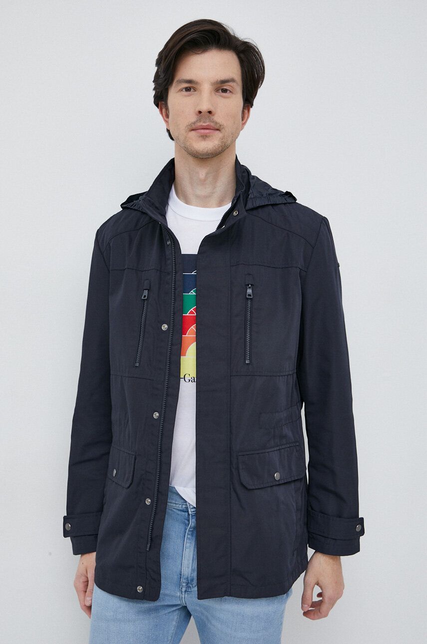 Geox kurtka męska kolor granatowy przejściowa