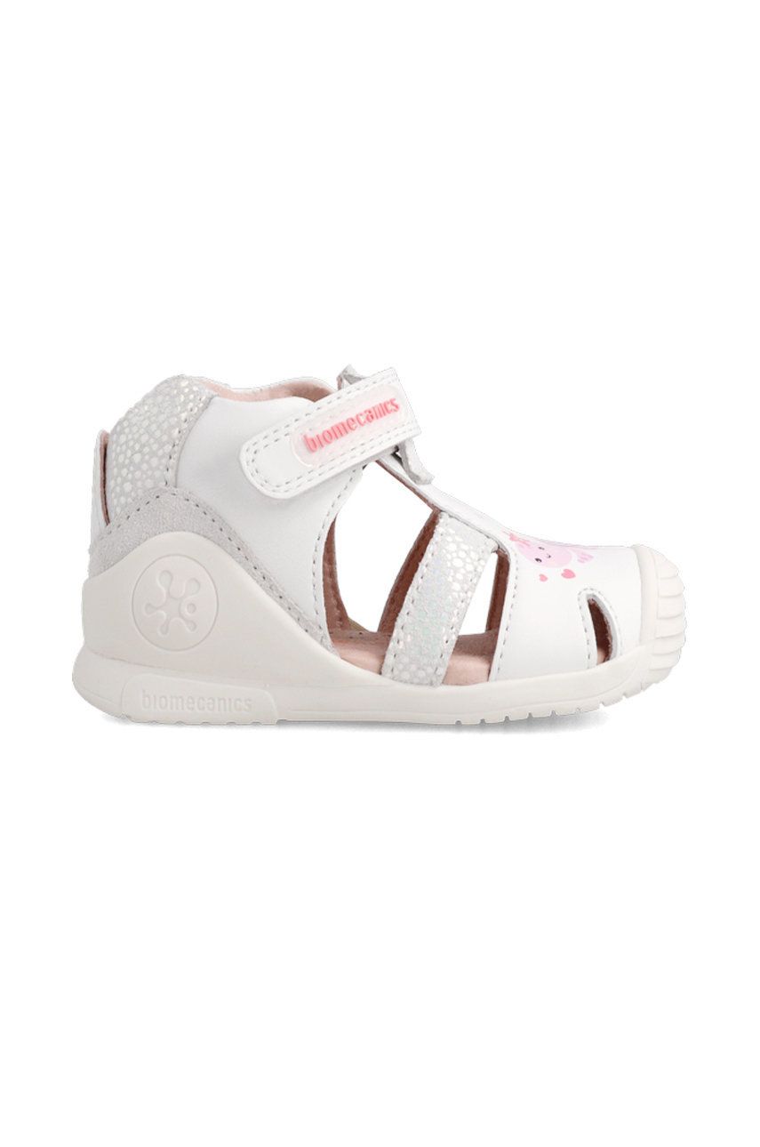 Biomecanics sandały skórzane dziecięce kolor biały