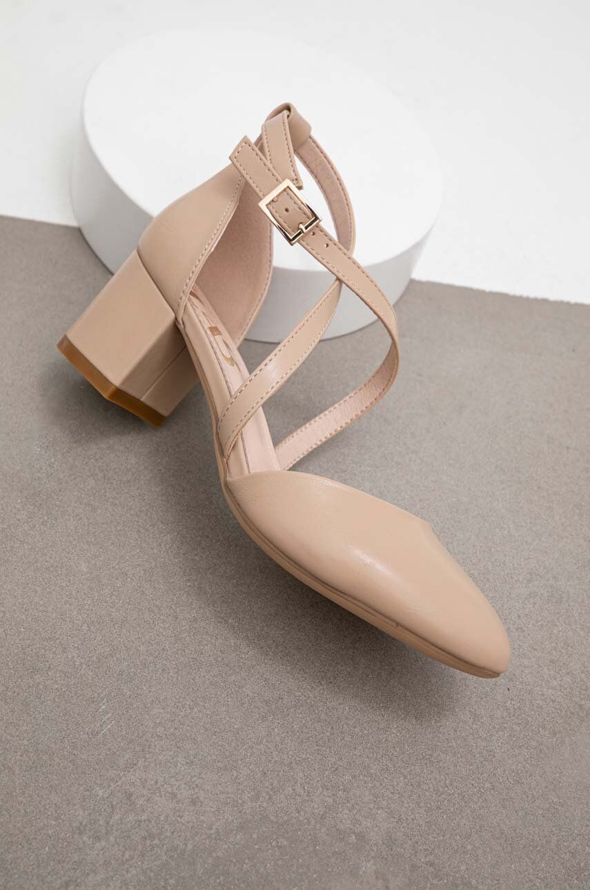 Answear Lab czółenka kolor brązowy