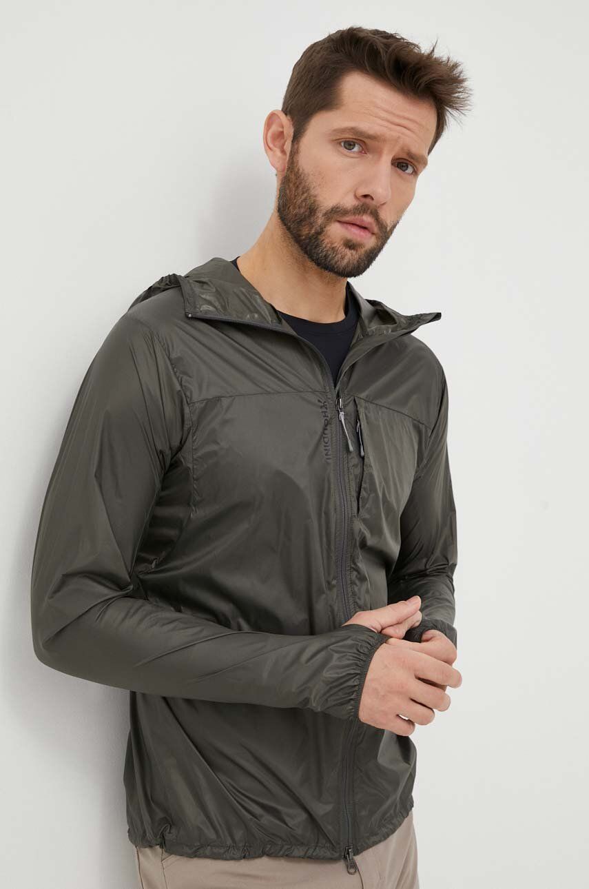 Houdini kurtka przeciwdeszczowa Come Along męska kolor zielony przejściowa