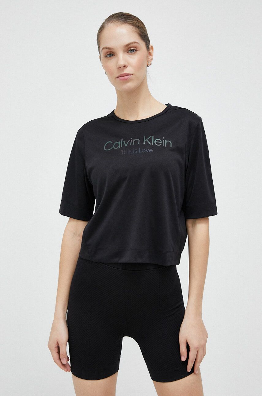 Calvin Klein Performance t-shirt treningowy Pride kolor czarny