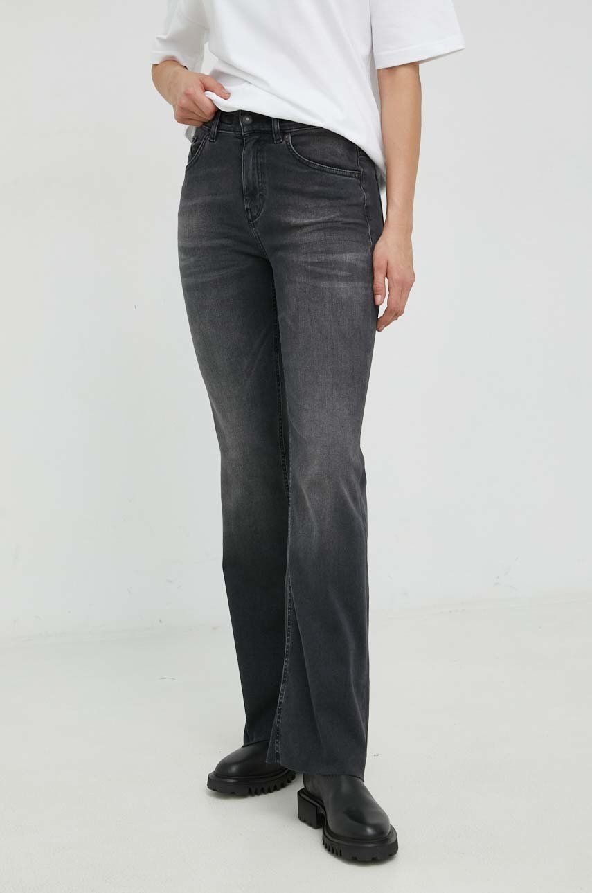 Drykorn jeansy Far damskie high waist